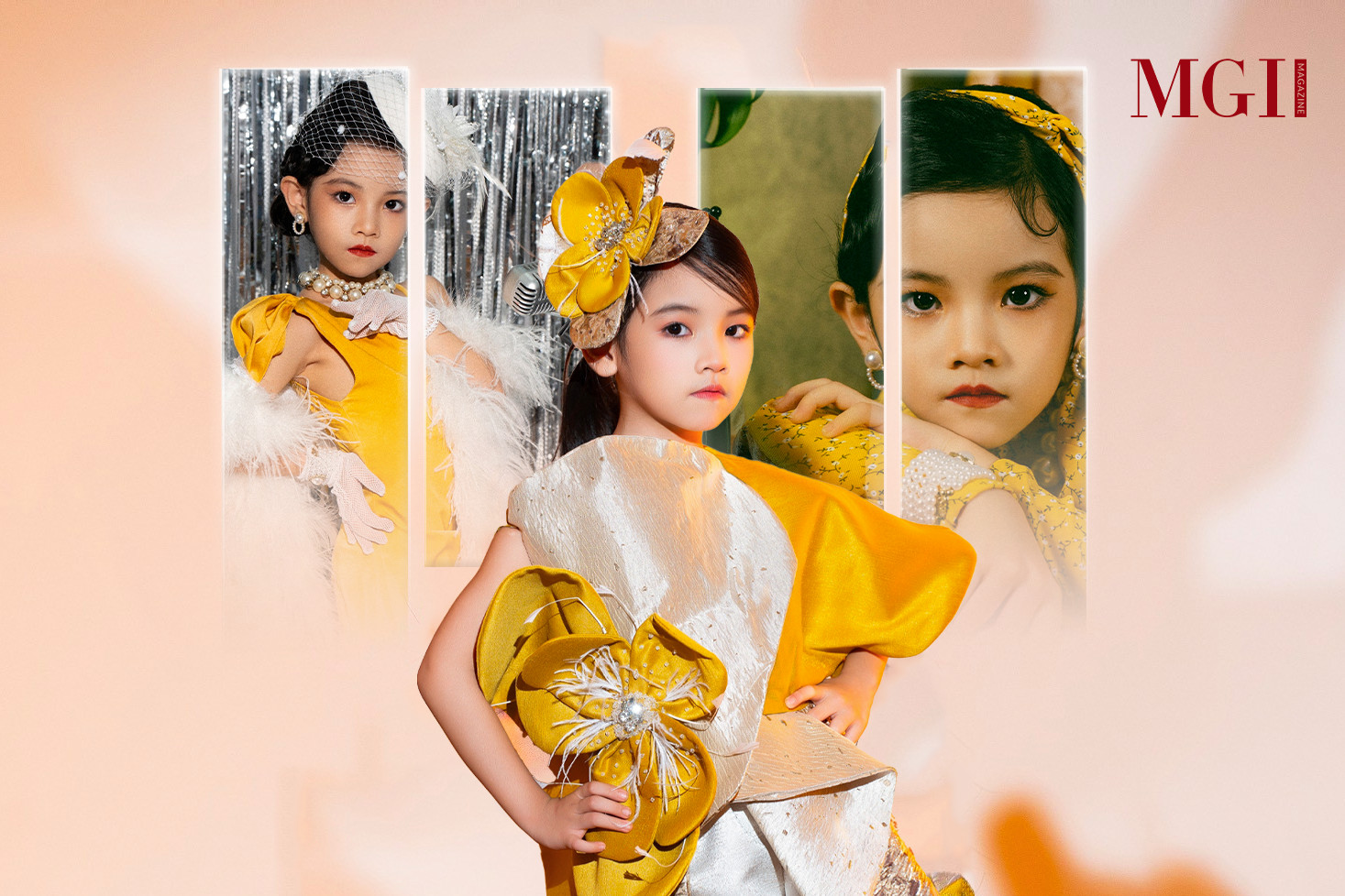 DUONG HUONG HA ANH- THE STYLISH CHILD MODEL BECAME IMAGE REPRESENTATIVE OF VIJFW 2024